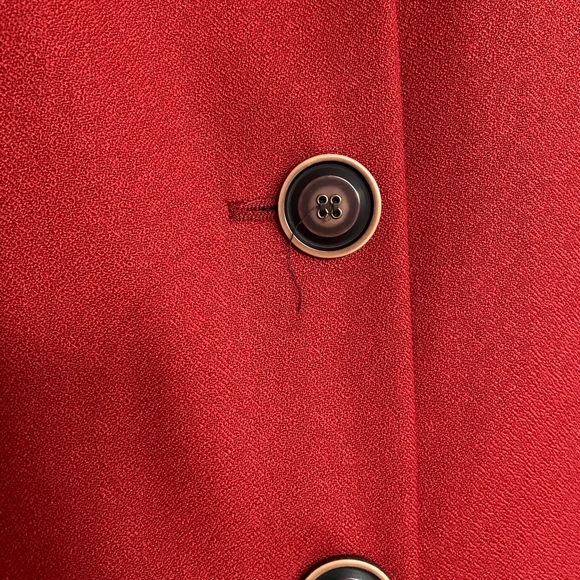 Victoria Secret Red Trench Coat - Picture 11 of 12